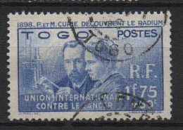 Togo   - 1938 - P Et M Curie  - N° 171 - Oblit - Used - Gebraucht