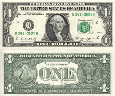USA 1 Dollars  B   2013  UNC - Federal Reserve Notes (1928-...)