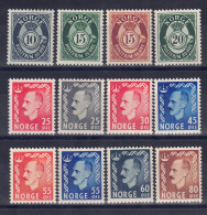 Norwegen 1950 - Markenlot Aus Nr. 353 - 368, Postfrisch ** / MNH - Nuovi
