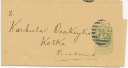 GB 1908 EVII ½d Yellow-green Superb Wrapper With Clear Barred Cancel "G / E.C / 14" (Dubus Type 29, Never Seen Before - Briefe U. Dokumente