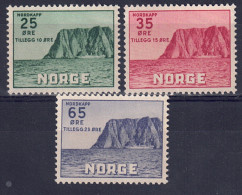 Norwegen 1957 - Fremdenverkehr, Nr. 408 - 410, Postfrisch ** / MNH - Ungebraucht