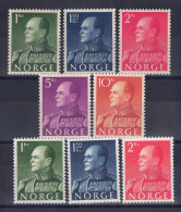 Norwegen 1959 - König Olaf V., Nr. 428x - 432x + 428/430y, Postfrisch ** / MNH - Ungebraucht