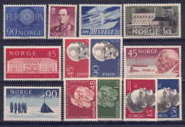 Norwegen 1960 / 1962 - Markenlot Aus Nr. 449 - 467, Postfrisch ** / MNH - Ungebraucht