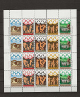 1988 MNH Greece Olympic Games Kleinbogen Postfris** - Blocks & Sheetlets