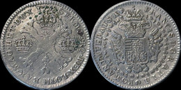 Austrian Netherlands Maria-Theresia 1/2 Kroon (couronne) 1758 - 1714-1794 Österreichische Niederlande