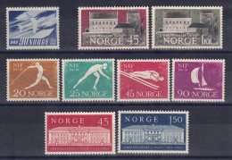 Norwegen 1961 - Markenlot Mit Nr. 451 - 459, Postfrisch ** / MNH - Ungebraucht