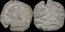 Italy Sicily Messina Philip IV Of Spain AR 4 Tari 1628 - Zwei Sizilien