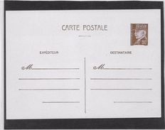 France Entiers Postaux -Type Pétain 80 C Brun - Carte Postale - Standard Postcards & Stamped On Demand (before 1995)