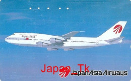 JAPAN Telefonkarte- JAA Airline, Flugzeug -  Siehe Scan - Aviones