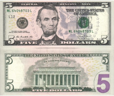 USA 5 Dollars  San Francisco  2013  UNC - Federal Reserve Notes (1928-...)