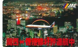 JAPAN Telefonkarte- JAA Airline, Flugzeug -  Siehe Scan - Aviones