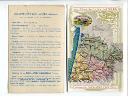 Chromo Format Carte Postale AIGUEBELLE Département Departements 40 LANDES - Aiguebelle