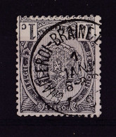 DDEE 329 -  TP Armoiries Cachet AMBULANT CHARLEROI - BRAINE LE COMTE 1897 - COBA 30 EUR - Bahnpoststempel