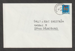 SWEDEN:  1982   COVER  WITH  1 K. 40 (1174)  -  TO  SOLVESBORG - Cartas & Documentos