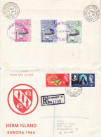 HERM ISLAND 1964  EUROPA  FDC R - Cover - 1964