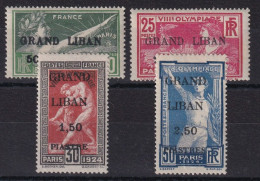 Grand Liban N°18/21 - Neuf * Avec Charnière - TB - Unused Stamps