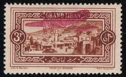 Grand Liban Poste Aérienne N°14 - Neuf * Avec Charnière - TB - Luftpost