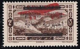 Grand Liban Poste Aérienne N°25 - Neuf * Avec Charnière - TB - Posta Aerea