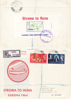 STROMA TO HUNA 1964 EUROPA  MS  FDC  R - Cover - 1964