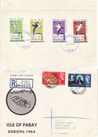 ISLE OF PABAY 1964 EUROPA  FDC  R - Cover - 1964