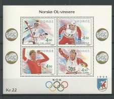 1993 MNH Norway, Postfris** - Blocchi & Foglietti