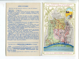 Chromo Format Carte Postale AIGUEBELLE Département Departements Colonies Colonie COTE D IVOIRE - Aiguebelle