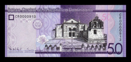 República Dominicana 50 Pesos Dominicanos 2015 Pick 189b Low Serial 913 Sc Unc - Dominicaanse Republiek