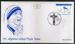 Bosnia & Herzegovina 2010 Mother Teresa  Nobel Prize Winner 1v FDC # 5675 - Mère Teresa