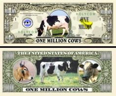 USA - FANTASY NOTE -  THE  COWS  - UNC / SERIES  FARM - Autres & Non Classés