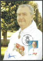 Greenland 2009.  75 Anniv Prince Henrik. Michel 534  Maxi Card. Signed. - Maximumkarten (MC)