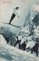 Sports D'hiver - Ski - Skisprung - Carte Postale Ancienne - Deportes De Invierno