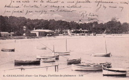 Cavalaire Sur Mer - La Plage - Flotilles De Plaisance  - CPA °J - Cavalaire-sur-Mer
