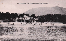 Cavalaire Sur Mer - Hotel Restaurant Des Bains - CPA °J - Cavalaire-sur-Mer