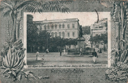 ALGERIE - Alger - Le Quartier Du XIX Corps D'armée - Statue Du Marechal Bugeaud - Carte Postale Ancienne - Alger