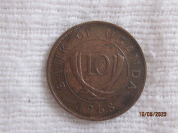 Uganda: 10 Cents 1968 - Oeganda