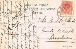 50192. Postal TONA (Barcelona) 1911. Vista Funicular TIBIDABO - Cartas & Documentos