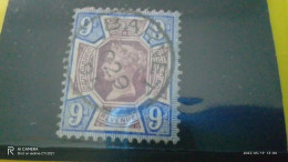 İNGİLTERE- 1887-92        9P       VICTORIA       USED - Used Stamps