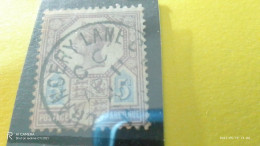 İNGİLTERE- 1887-92        5P       VICTORIA       USED - Gebraucht