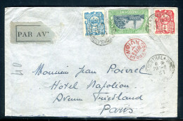 Indochine - Enveloppe De Saigon Pour Paris Par Avion En 1931  - M 93 - Briefe U. Dokumente