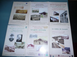 CHEMINS DE FER DES COTES DU NORD TRAIN ARCHITECTURE AMENO ARCHITECTE HAREL DE LA NOE 29 BROCHURES 2004 à 2015 - Chemin De Fer & Tramway