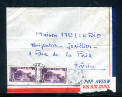 Vietnam - Enveloppe De Hanoi Pour Paris Par Avion En 1953 - M 99 - Viêt-Nam