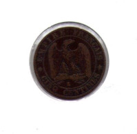 France. Napoléon III. 5 Centimes. 1854 K - 5 Centimes