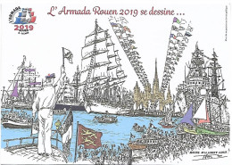 CPM - ROUEN -  DU 6 AU 16 JUIN 2019, L'ARMADA FÊTE SES  30 ANS - Voiliers