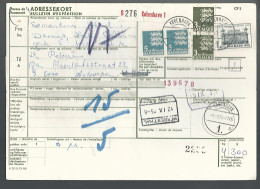 58442) Denmark Addressekort Bulletin D'Expedition 1975 Postmark Cancel - Lettres & Documents