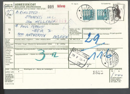 58443) Denmark Addressekort Bulletin D'Expedition 1976 Postmark Cancel - Lettres & Documents