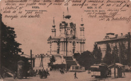 UKRAINE - Kiev - Eglise De St André - Animé - Carte Postale Ancienne - Ucrania