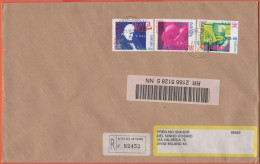 VATICANO - VATICAN - 2002 - 0,41 + 0,62 + 1,55€ Viaggi Di Giovanni Paolo II Nel 2001 (Serie Completa) - Raccomandata - V - Covers & Documents