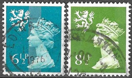 GREAT BRITAIN # SCOTLAND FROM 1976 STANLEY GIBBONS S23 + S27 - Scotland