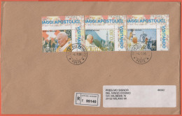 VATICANO - VATICAN - 2006 - 0,45 + 0,80 + 2,00€ Viaggi Di Giovanni Paolo II Nel Mondo (Serie Completa ADF) -Raccomandata - Cartas & Documentos