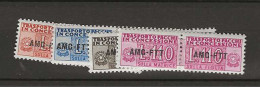 1953 MNH Triest, MIchel 1-4, Sassone Pacchi In Concessione 1-4 Postfris** - Pacchi Postali/in Concessione